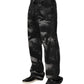 Dolce & Gabbana Black Marbled Effect Straight Men Denim Jeans