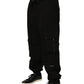 Dolce & Gabbana Black Cotton Cargo Jogger Sweatpants Pants