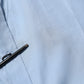Dolce & Gabbana Blue Cotton Collared GOLD Formal Dress Shirt