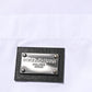 Dolce & Gabbana White Logo Plaque Collared Formal Dress  Shirt