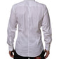 Dolce & Gabbana White Cotton MARTINI Formal Men Dress Shirt