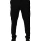 Dolce & Gabbana Black Cashmere Dress Formal Trouser Pants