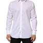 Dolce & Gabbana White Cotton MARTINI Men Formal Dress Shirt