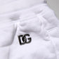 Dolce & Gabbana White Ripped Mid Waist Casual Bermuda Short