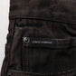 Dolce & Gabbana Black Cotton Tattered Denim Men Bermuda Short