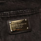 Dolce & Gabbana Black Cotton Tattered Denim Men Bermuda Short