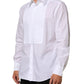 Dolce & Gabbana White Cotton MARTINI Bib Formal Dress Shirt