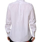 Dolce & Gabbana White Cotton MARTINI Bib Formal Dress Shirt