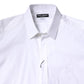 Dolce & Gabbana White Cotton Collared GOLD FormalDress Shirt