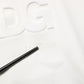 Dolce & Gabbana White Logo Hooded Men Sweatshirt  Sweater