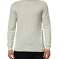 Dolce & Gabbana Light Green Logo TurtleNeck Pullover Sweater