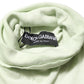 Dolce & Gabbana Light Green Logo TurtleNeck Pullover Sweater
