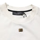 Dolce & Gabbana White DG Logo Crew Neck Sweatshirt Sweater