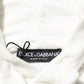 Dolce & Gabbana Off White Cotton Panda Hooded Sweatshirt Sweater