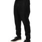 Dolce & Gabbana Black Drawstring Men Jogger Sweatpants Pants
