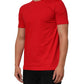 Dolce & Gabbana Red Goodluck 2023 Cotton Crew Neck T-shirt