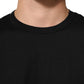 Dolce & Gabbana Black Goodluck 2021 Cotton Crew Neck T-shirt