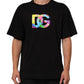 Dolce & Gabbana Black Logo Print Cotton Men Crew Neck T-shirt