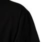 Dolce & Gabbana Black Logo Print Cotton Men Crew Neck T-shirt