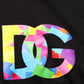 Dolce & Gabbana Black Logo Print Cotton Men Crew Neck T-shirt
