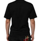 Dolce & Gabbana Black Logo Plaque Cotton Crew Neck T-shirt