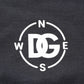 Dolce & Gabbana Black Logo Compass Cotton Crew Neck T-shirt
