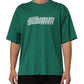 Dolce & Gabbana Green Cotton Graphic Logo Print Crewneck T-shirt