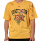 Dolce & Gabbana Yellow Secret Graden Floral Cotton Crew Neck T-shirt