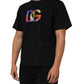 Dolce & Gabbana Black Logo Print Cotton Men Crew Neck T-shirt