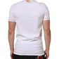 Dolce & Gabbana White Cotton Round Neck Men Underwear T-shirt