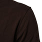 Dolce & Gabbana Brown Coin Laurel Print Men Crew Neck T-shirt
