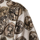 Dolce & Gabbana White Coin Print Cotton Crew Neck Men T-shirt