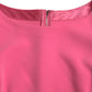 Dolce & Gabbana Pink Polyester Long Sleeves Sheath Midi Dress