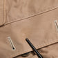 Dolce & Gabbana Beige Cotton Button Up Fitted Cropped Jacket