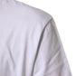 Dolce & Gabbana White Logo Print Cotton Crew Neck T-shirt
