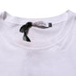 Dolce & Gabbana White Angel Print Cotton Men Crew Neck T-shirt