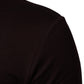 Dolce & Gabbana Brown Logo Plaque Cotton Crew Neck T-shirt