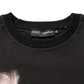 Dolce & Gabbana Black Marilyn Monroe Cotton Crew Neck T-shirt