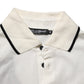 Dolce & Gabbana White Logo Embroidery Cotton Polo T-shirt