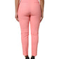 Dolce & Gabbana Pink High Waist Dress Tapered Trouser Pants