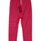 Dolce & Gabbana Fuchsia Logo Lace Tight Midi Trousers Underwear