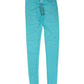 Dolce & Gabbana Light Blue Nylon Logo Lace Leggings Pants Underwear
