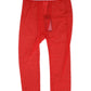 Dolce & Gabbana Red Logo Lace Tight Midi Trousers Underwear