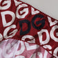 Dolce & Gabbana Bordeaux DG Logo Slip Bottom Brief Underwear