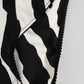 Dolce & Gabbana Black White Zebra Print Slip Briefs Underwear