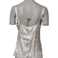 Dolce & Gabbana Off White Floral Lace Tank Lingerie Top Underwear