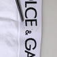 Dolce & Gabbana White Cotton Stretch High Waist Panty Underwear
