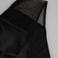 Dolce & Gabbana Black Silk Stretch High Waist Panty Underwear