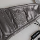 Dolce & Gabbana Gray Silk Underwired Balconette Bra Underwear