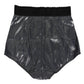 Dolce & Gabbana Gray Silk Stretch Slip Girdle Panty Underwear